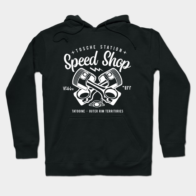 Tosche Station Speed Shop Hoodie by PopCultureShirts